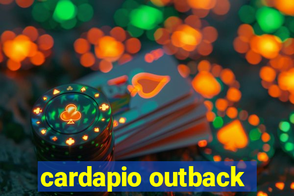 cardapio outback